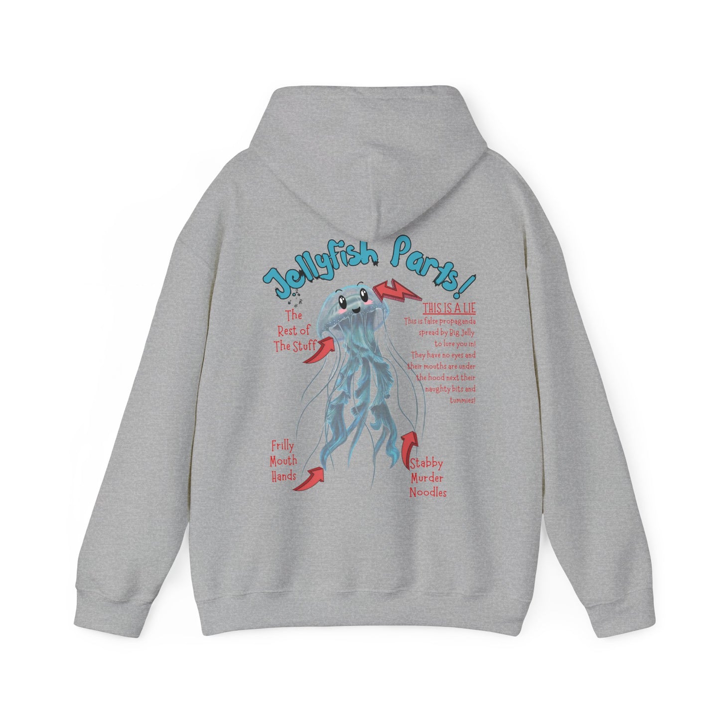 Jellyfish Parts Unisex Heavy Blend™ Hooded Sweatshirt