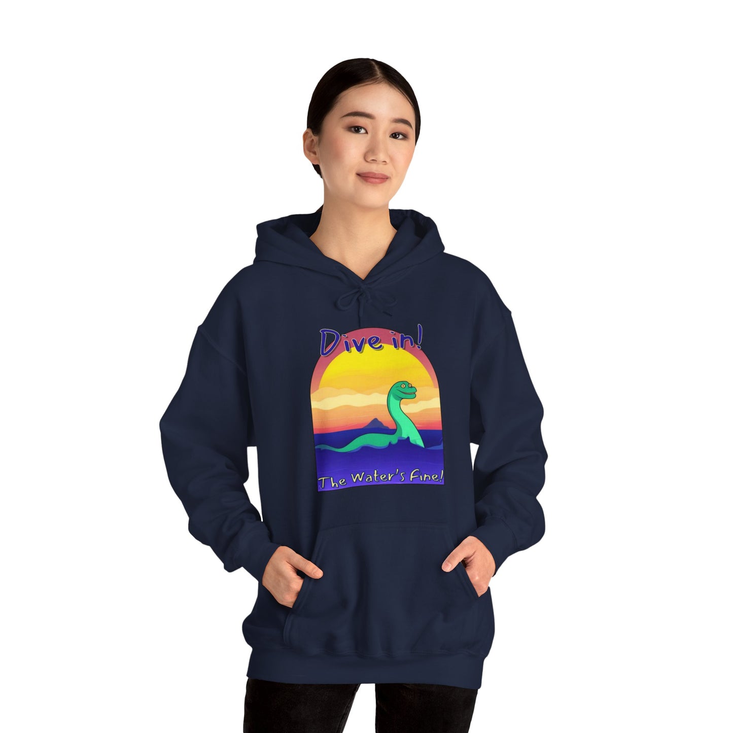 Dive In! Unisex Heavy Blend™ Hooded Sweatshirt