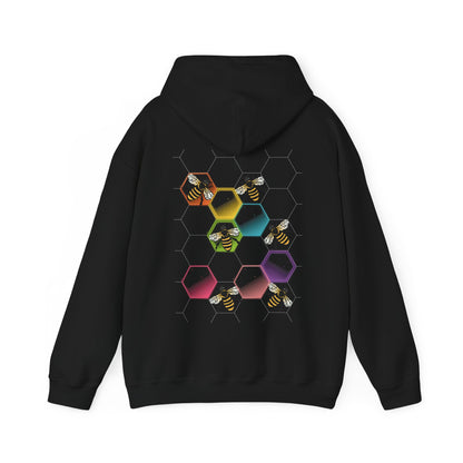 Disco Bees Unisex Heavy Blend™ Hooded Sweatshirt