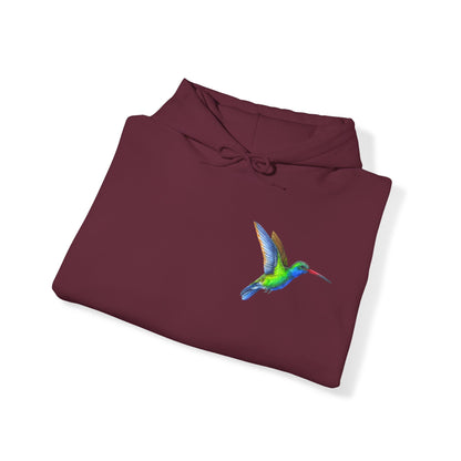 Hummingbird & Hibiscus Unisex Heavy Blend™ Hooded Sweatshirt