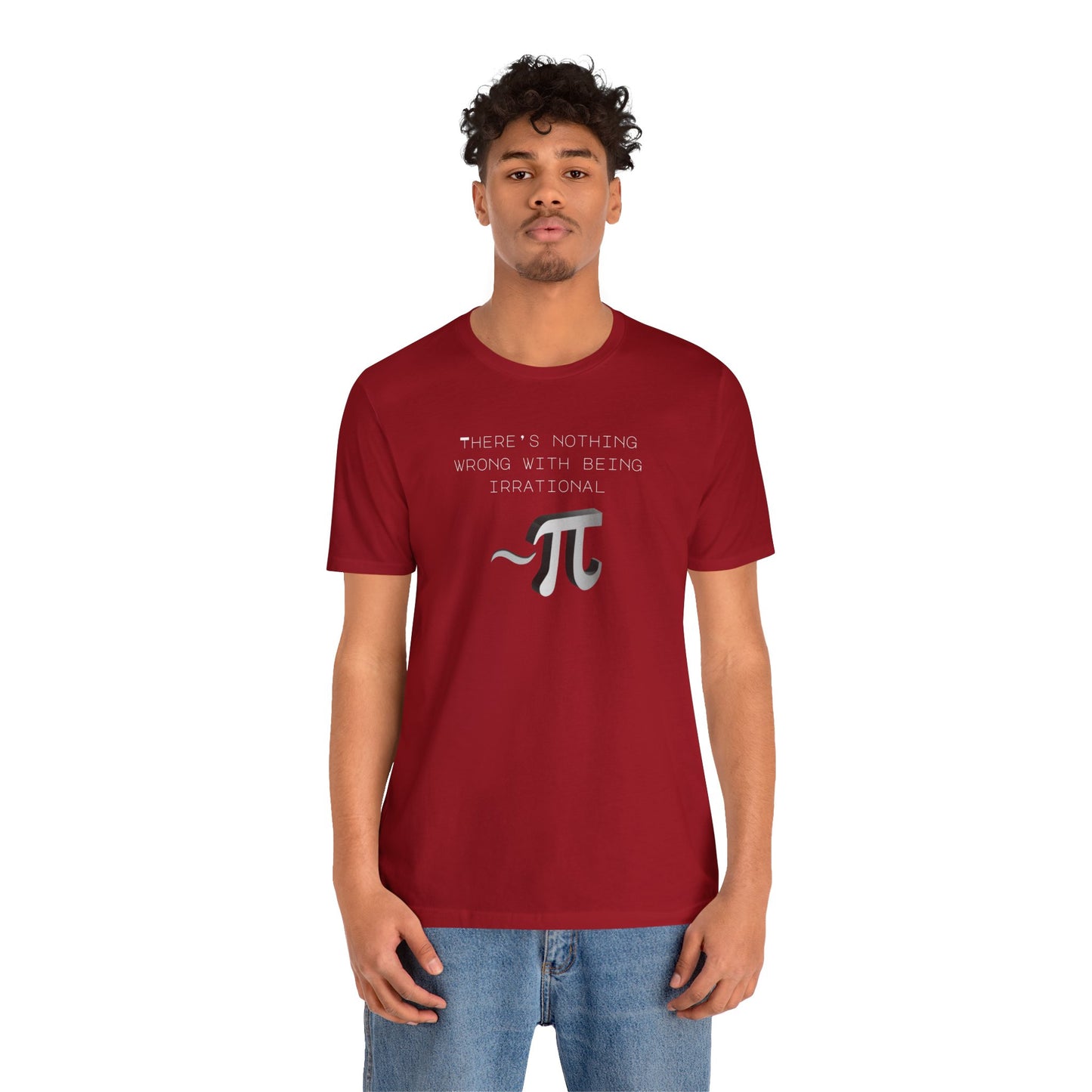 Irrational Pi Unisex Jersey Short Sleeve Tee