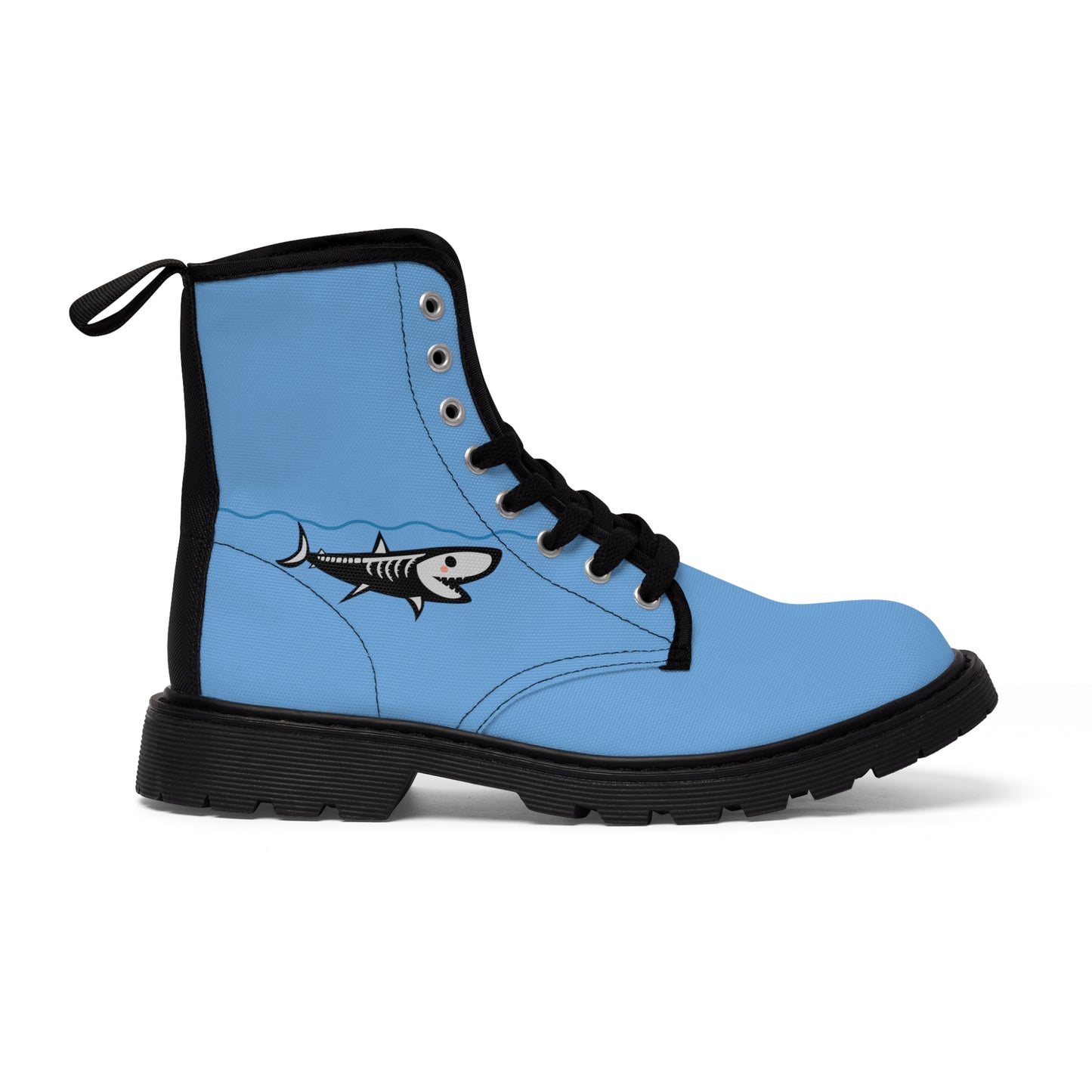 Skele-Shark Men's Canvas Boots