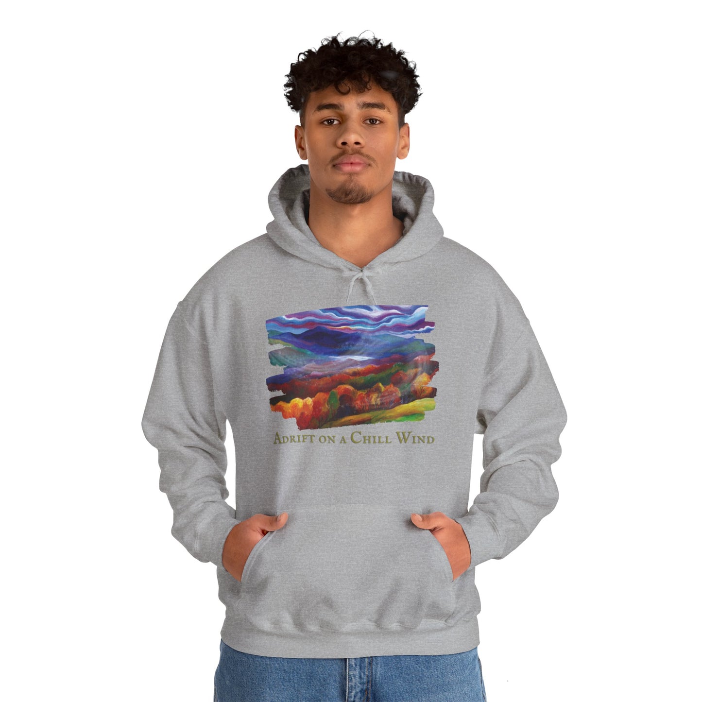 Adrift On A Chill Wind Unisex Heavy Blend™ Hooded Sweatshirt