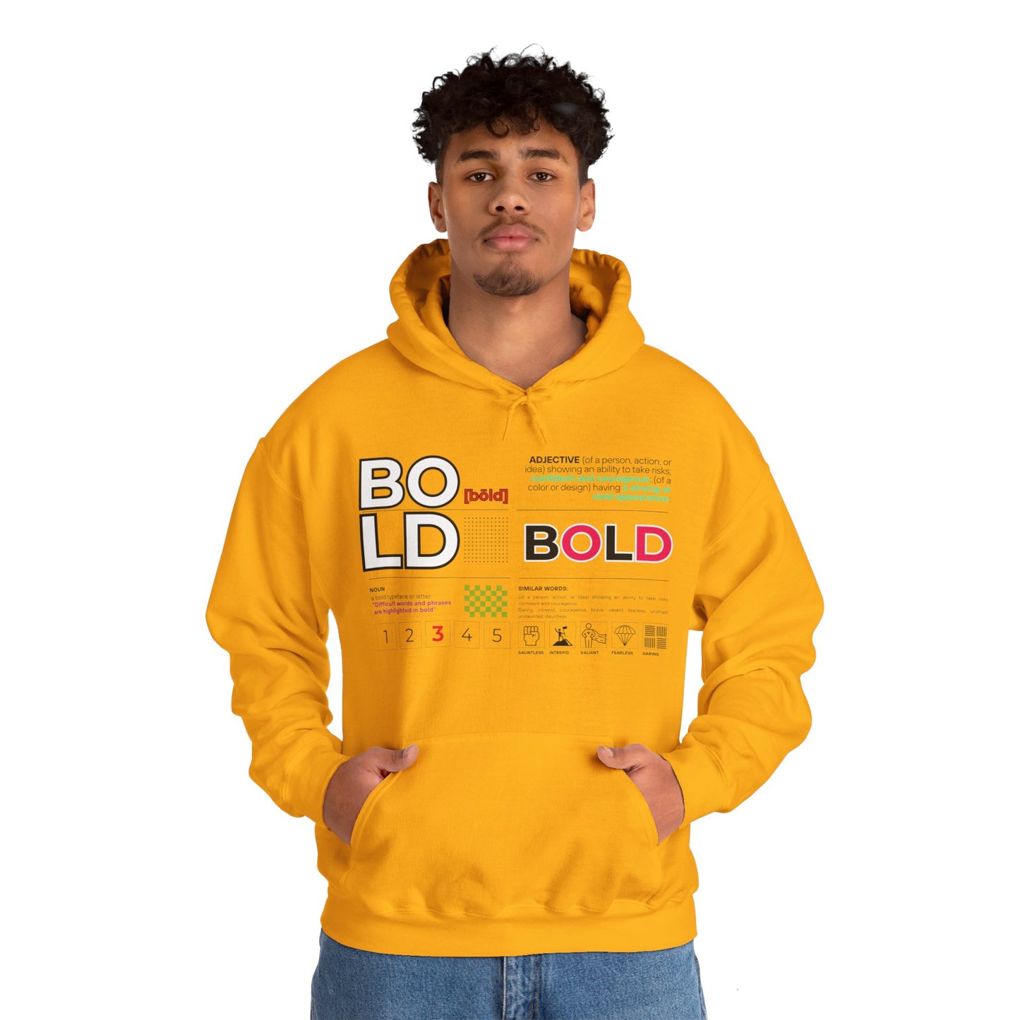 Bold Unisex Heavy Blend™ Hooded Sweatshirt