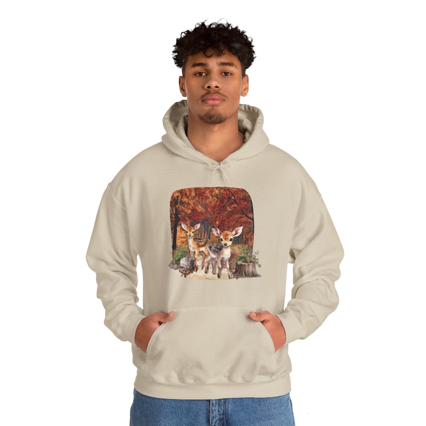 Autumn Fawns Unisex Heavy Blend™ Hooded Sweatshirt