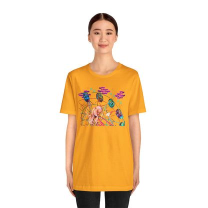 Octopi Ferris Wheel Unisex Jersey Short Sleeve Tee