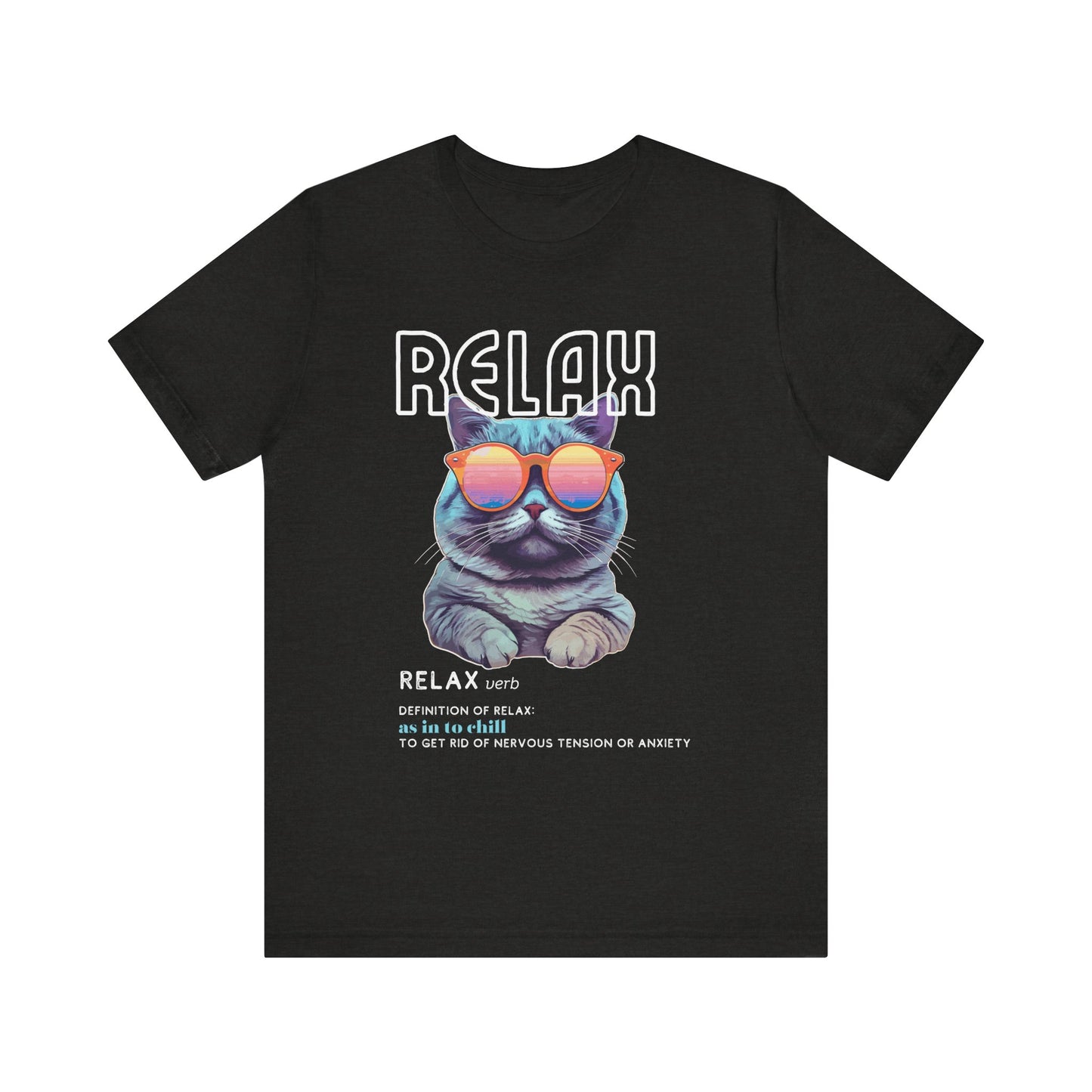 Kitty Says Relax Unisex Jersey Short Sleeve Tee