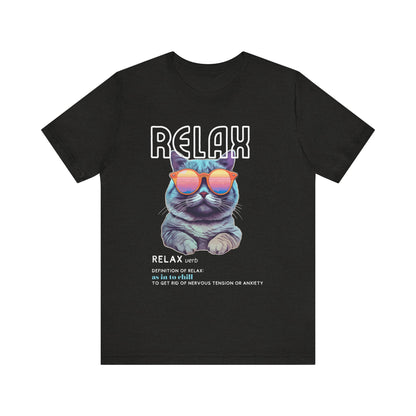 Kitty Says Relax Unisex Jersey Short Sleeve Tee