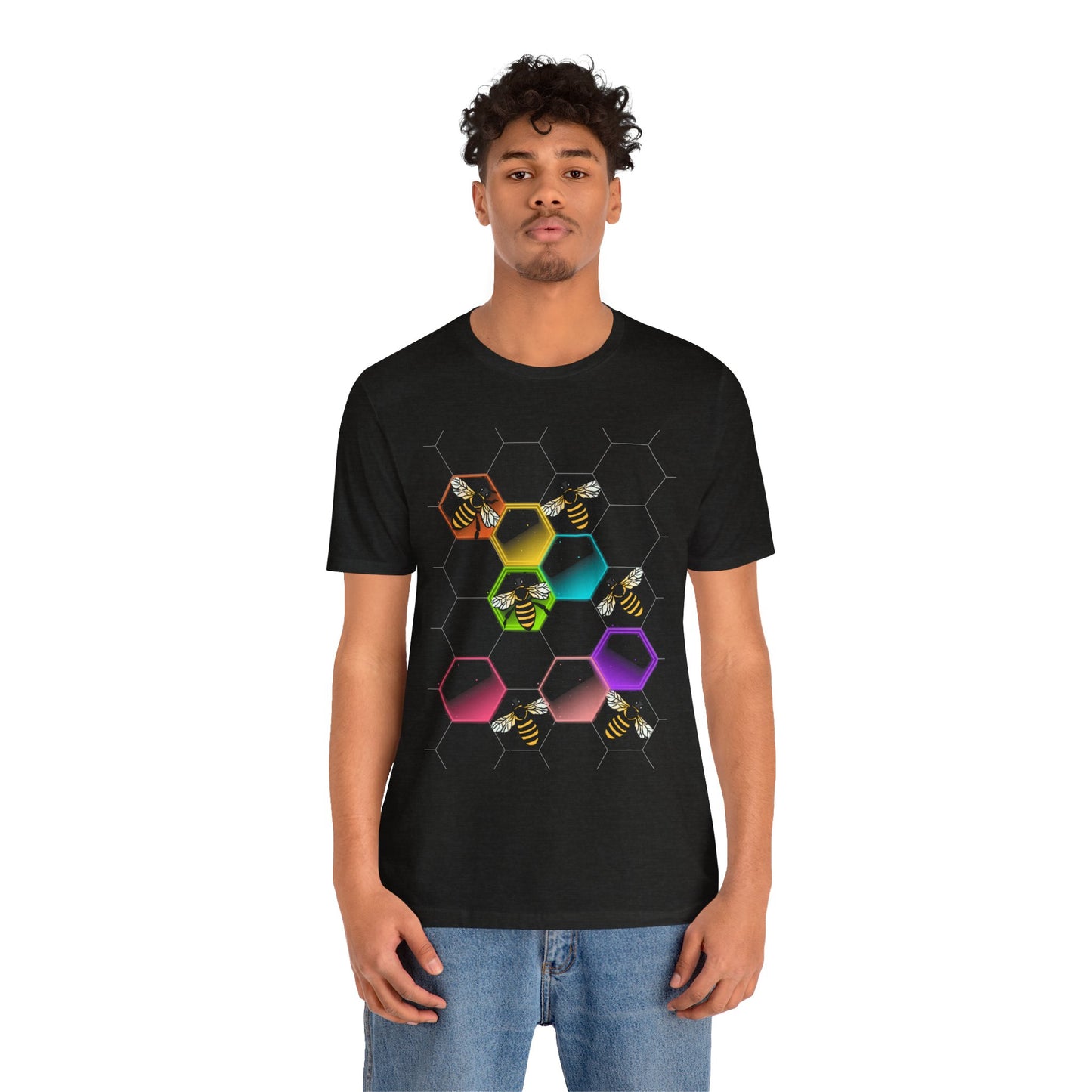 Disco Bees Unisex Jersey Short Sleeve Tee