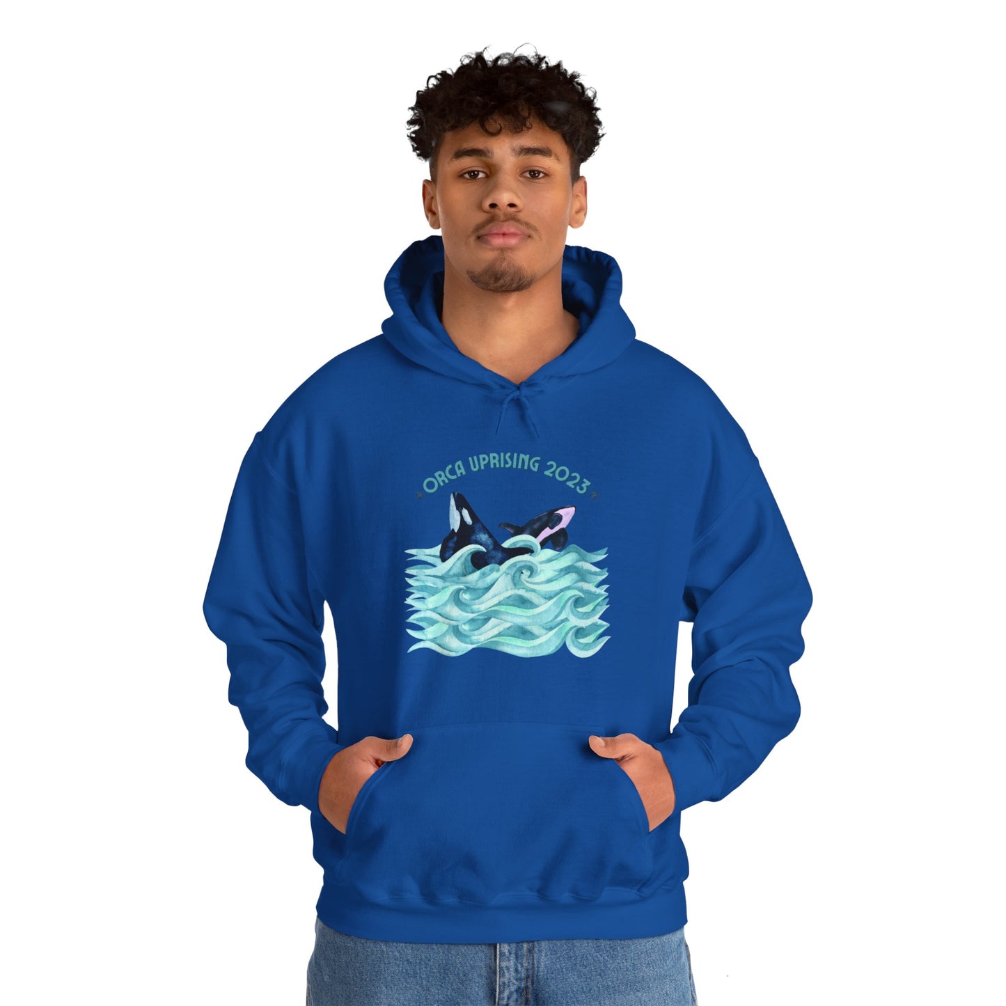 Orca Uprising Unisex Heavy Blend™ Hooded Sweatshirt