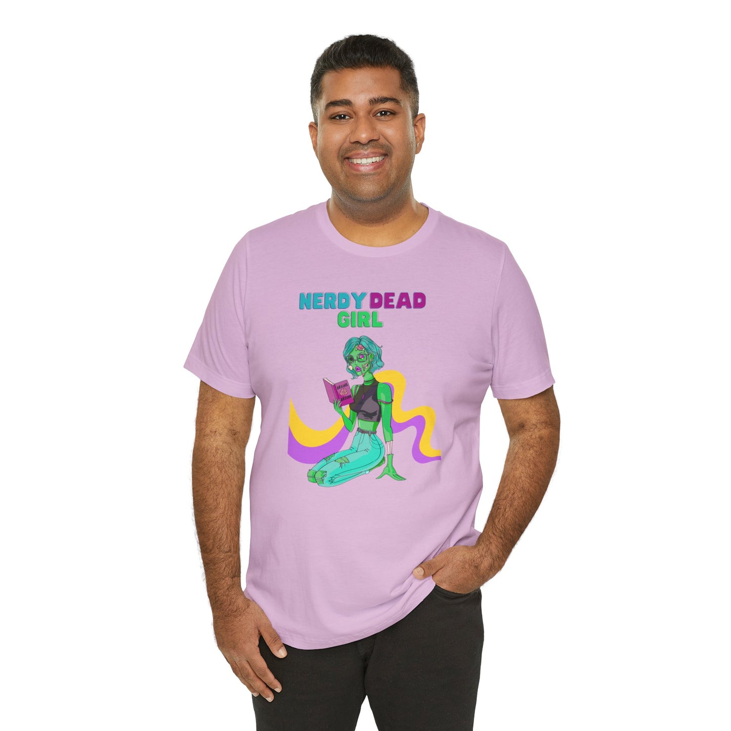 Nerdy Dead Girl Unisex Jersey Short Sleeve Tee