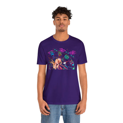 Octopi Ferris Wheel Unisex Jersey Short Sleeve Tee