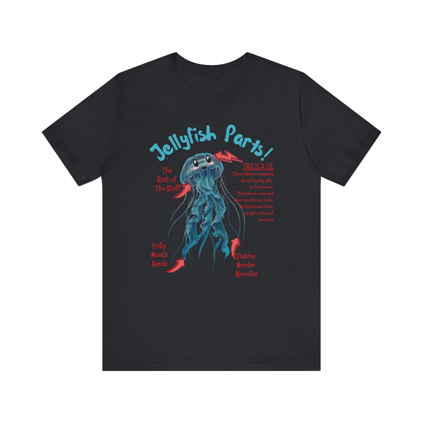 Jellyfish Parts Unisex Jersey Short Sleeve Tee