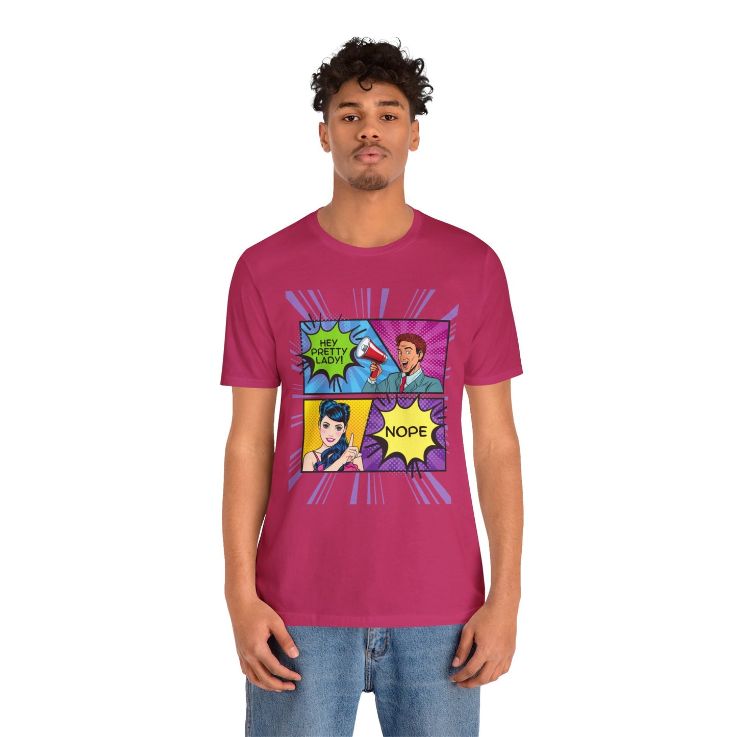 Pop Art Nope Unisex Jersey Short Sleeve Tee