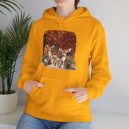 Autumn Fawns Unisex Heavy Blend™ Hooded Sweatshirt