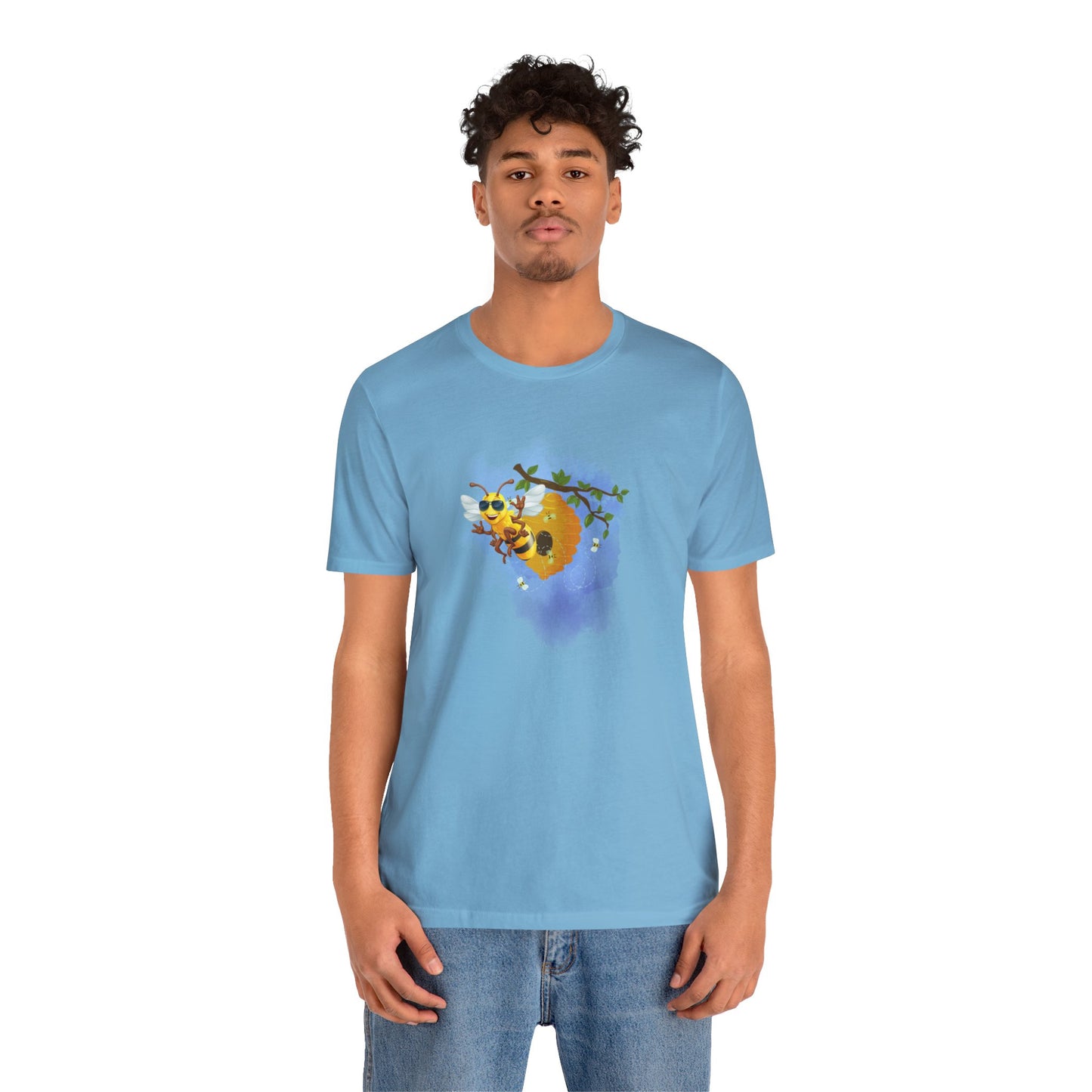 Super Cool Bee Unisex Jersey Short Sleeve Tee