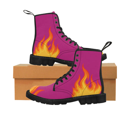 Fire Walk With Me Women's Canvas Boots