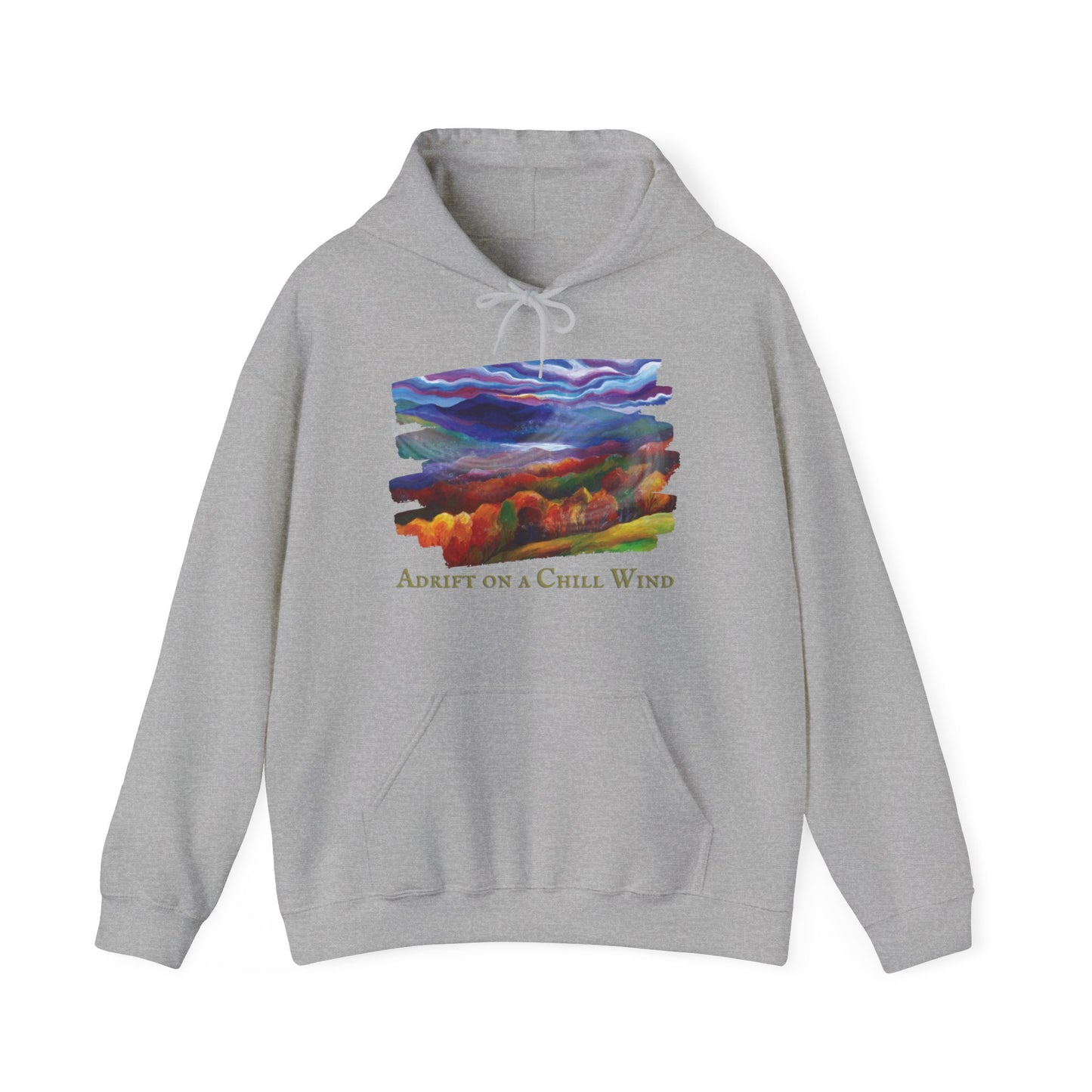 Adrift On A Chill Wind Unisex Heavy Blend™ Hooded Sweatshirt