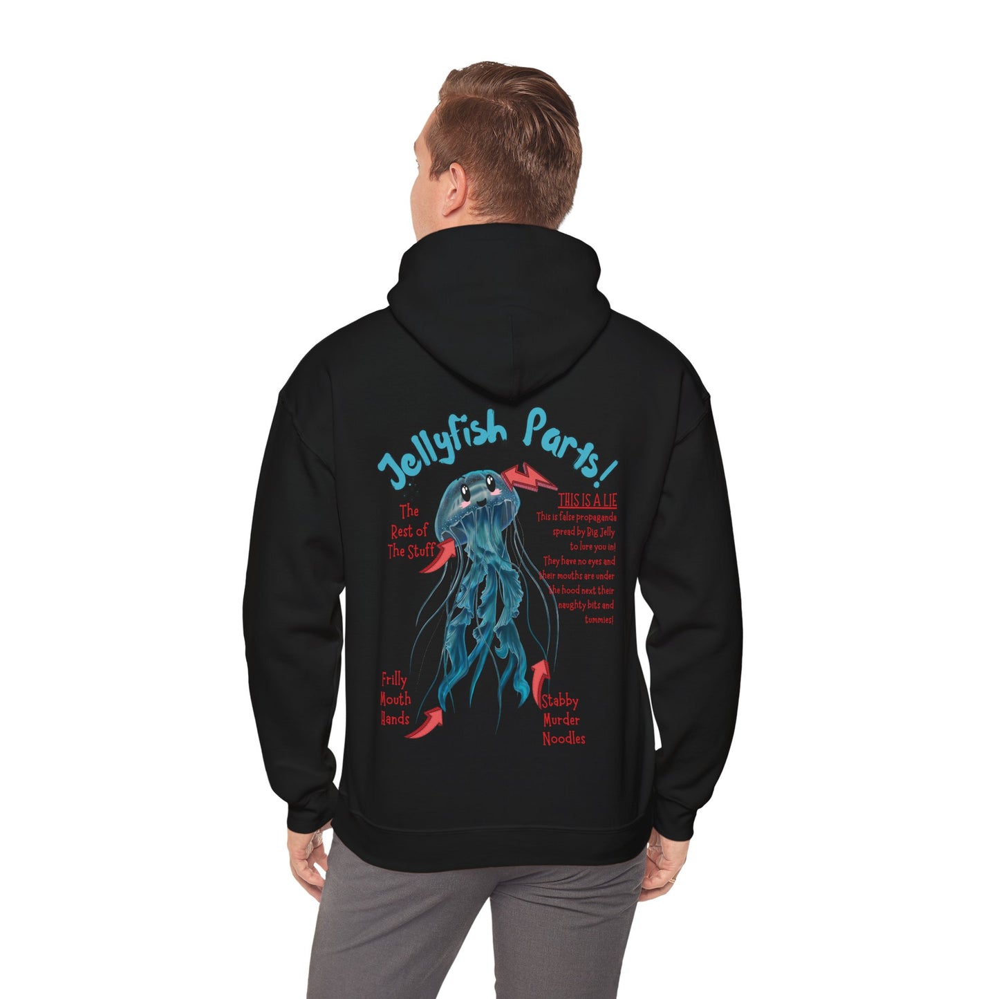 Jellyfish Parts Unisex Heavy Blend™ Hooded Sweatshirt