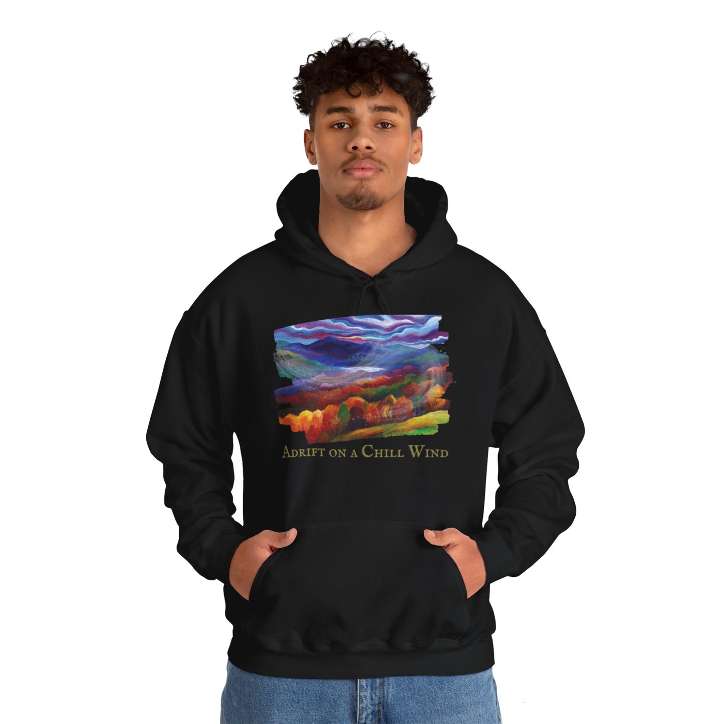 Adrift On A Chill Wind Unisex Heavy Blend™ Hooded Sweatshirt