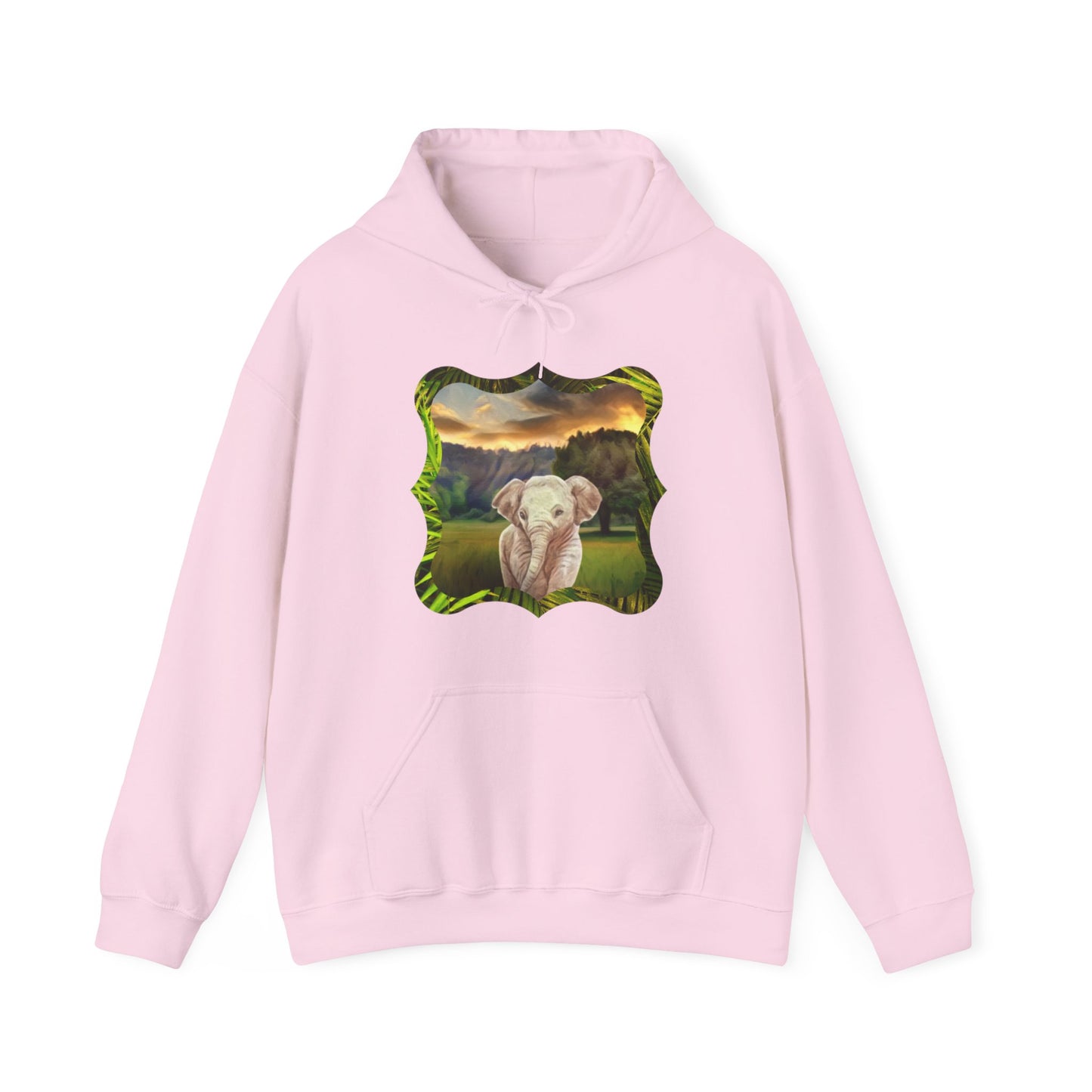 Why are baby elephants so cute, though? Unisex Heavy Blend™ Hooded Sweatshirt