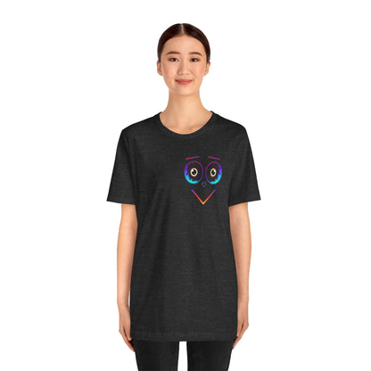 Neon Happy Face Unisex Jersey Short Sleeve Tee