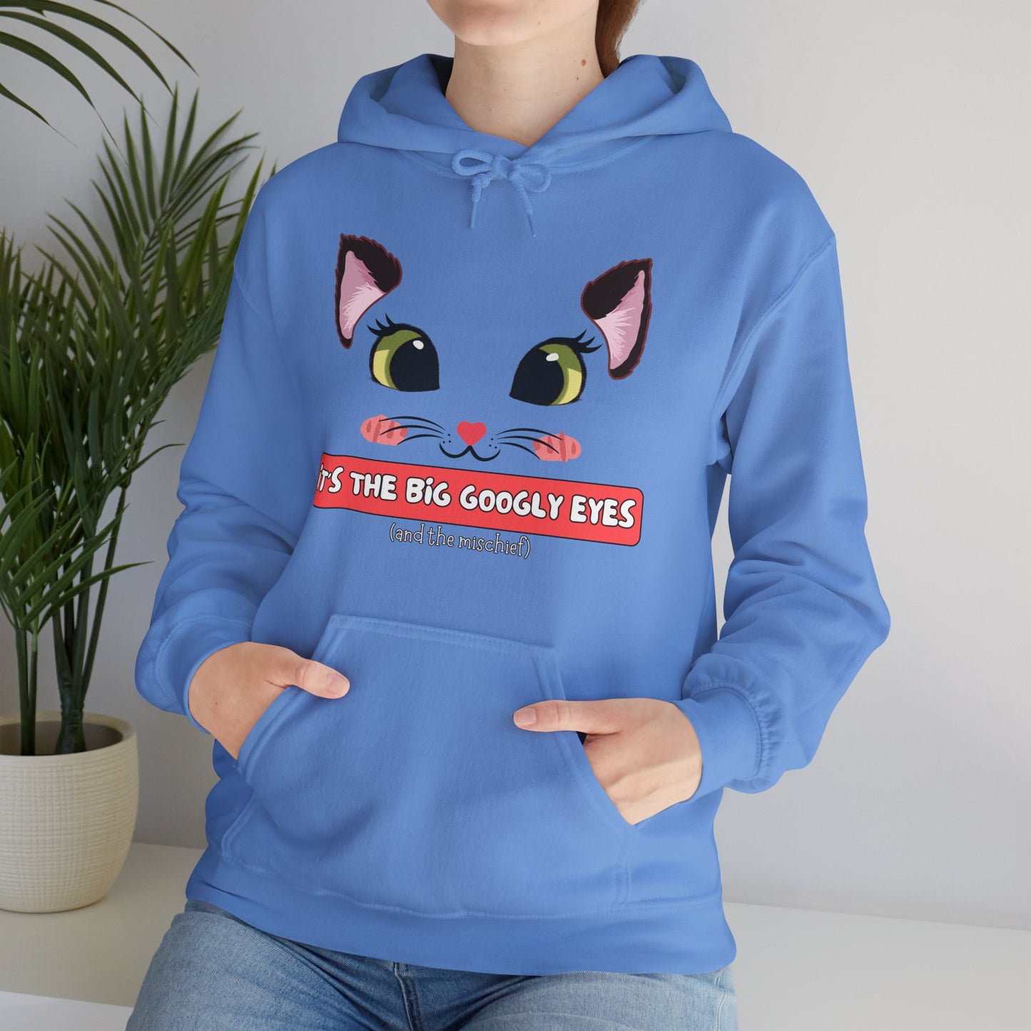 Big Googly Eyes Unisex Heavy Blend™ Hooded Sweatshirt