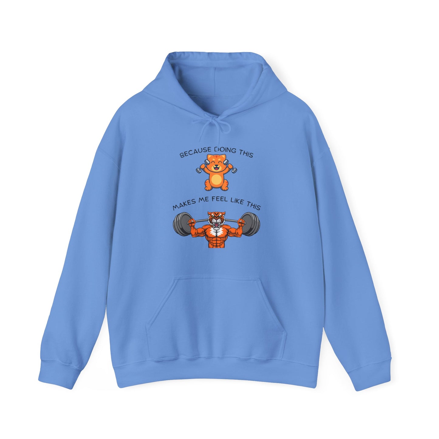 Tiger kitty got GAINS Unisex Heavy Blend™ Hooded Sweatshirt