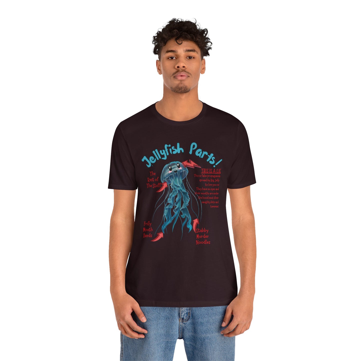 Jellyfish Parts Unisex Jersey Short Sleeve Tee