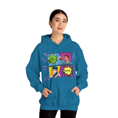 Nope 1 - Pop Art Unisex Heavy Blend™ Hooded Sweatshirt