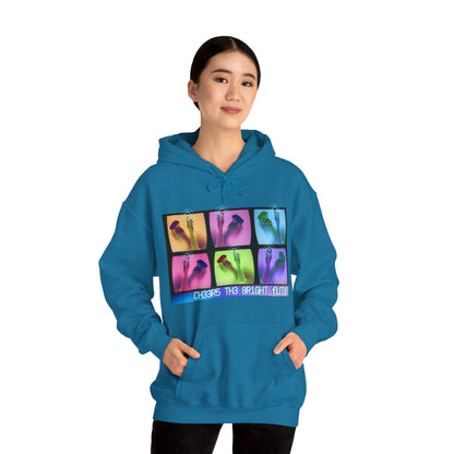 Ch33r5 Th3 8r1ght futur3" Unisex Heavy Blend™ Hooded Sweatshirt