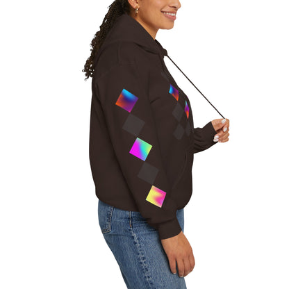 Psychedelic Preppy Print Unisex Heavy Blend™ Hooded Sweatshirt