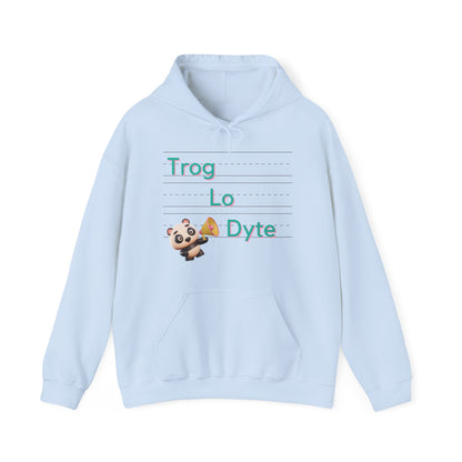 Just sound it out - TROG LO DYTE Unisex Heavy Blend™ Hooded Sweatshirt