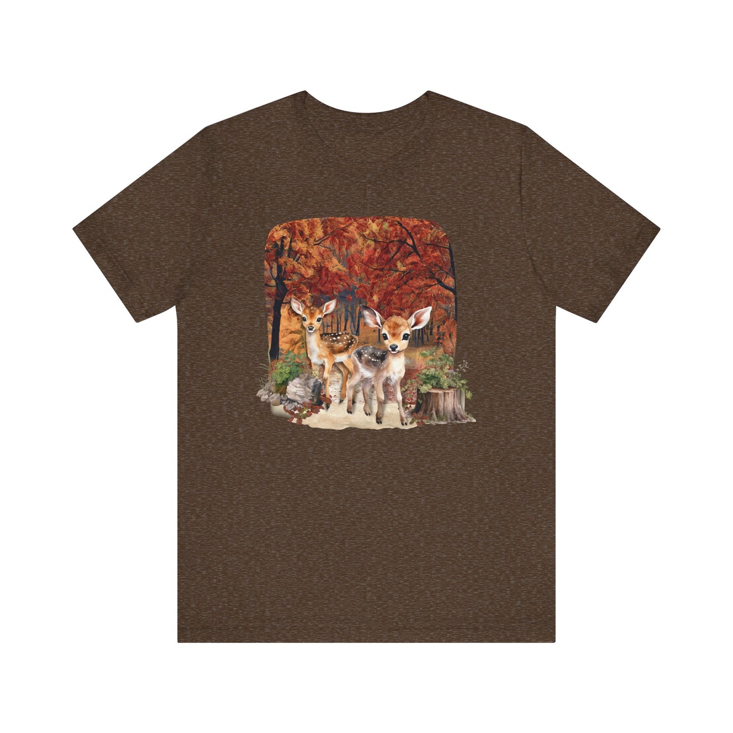 Autumn Fawns Unisex Jersey Short Sleeve Tee