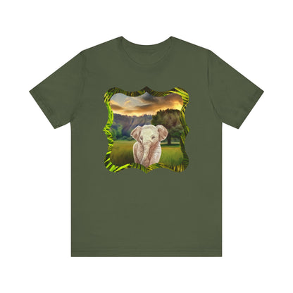 Why Are Baby Elephants So Cute Though? Unisex Jersey Short Sleeve Tee