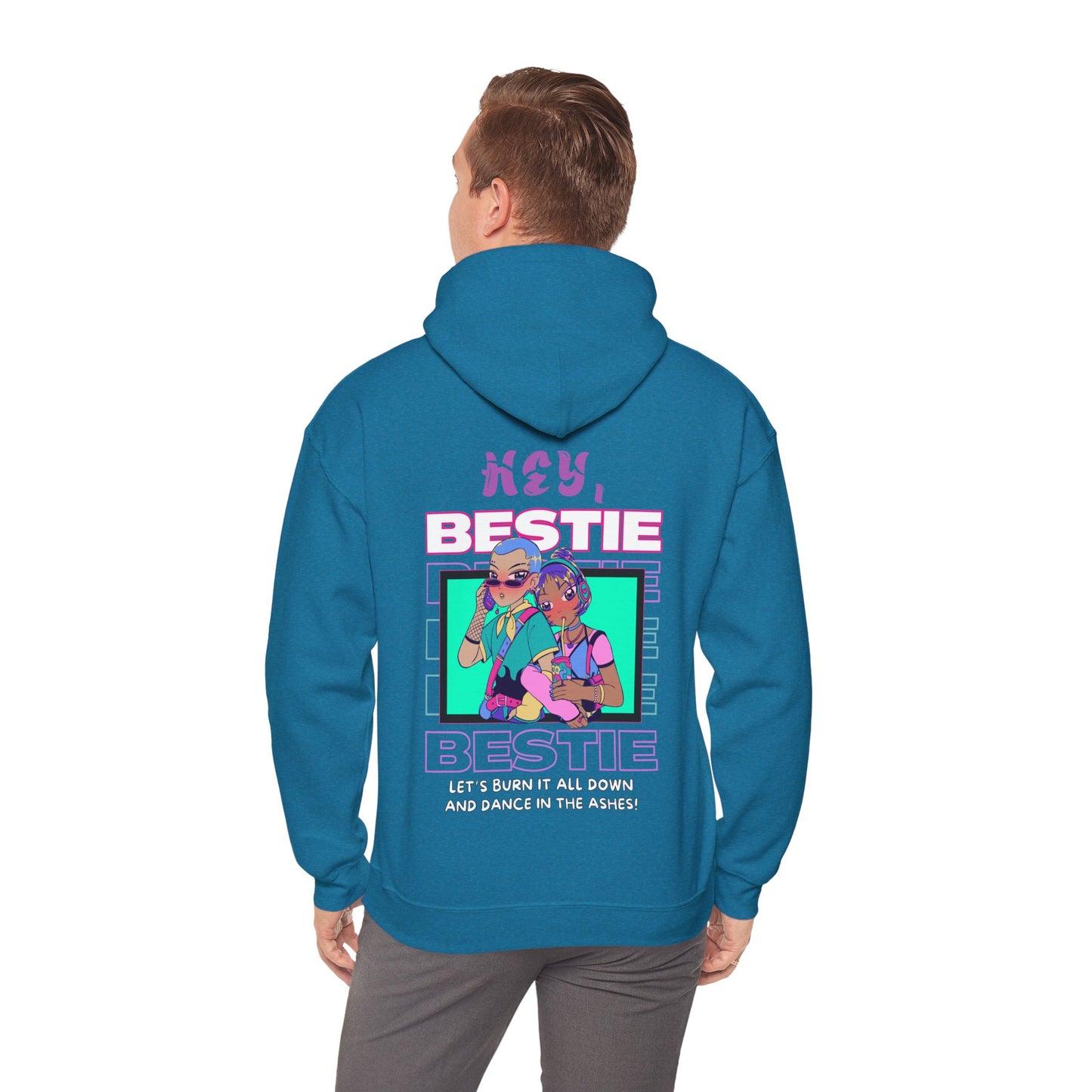 Hey, Bestie...Unisex Heavy Blend™ Hooded Sweatshirt