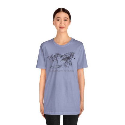 I will meet myself in the wild places - Climber Unisex Jersey Short Sleeve Tee