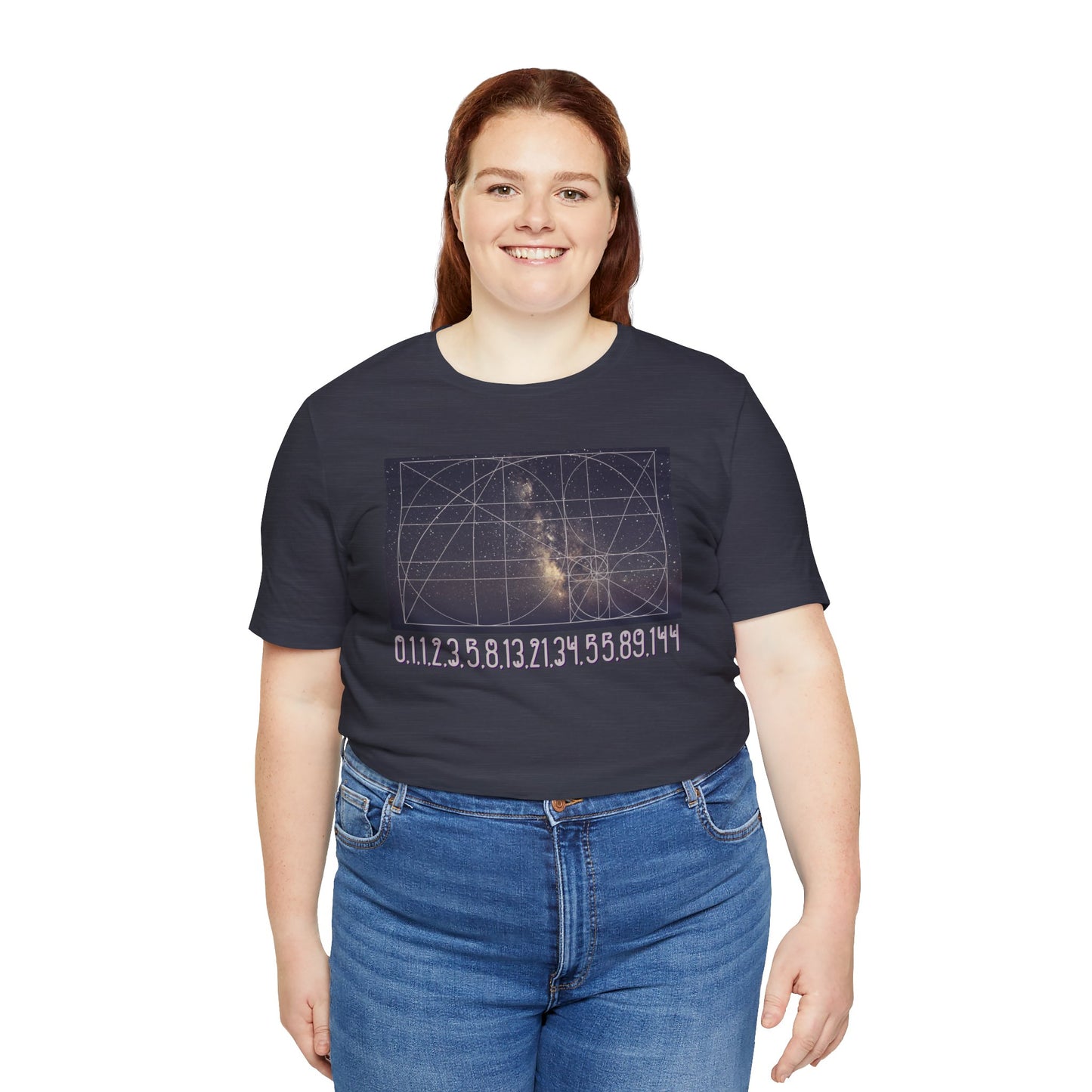 Fibonacci Sequence Unisex Jersey Short Sleeve Tee