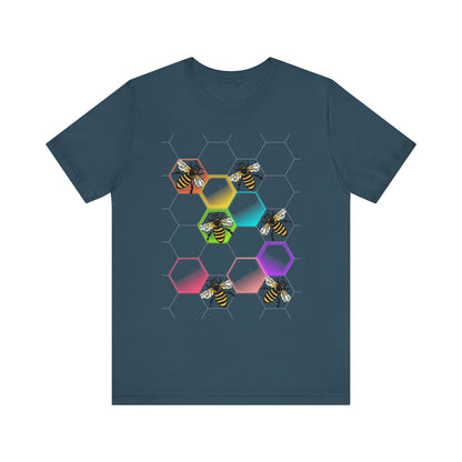 Disco Bees Unisex Jersey Short Sleeve Tee