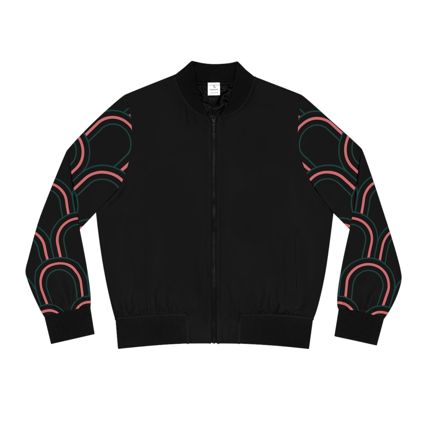 Nouveau Beetle Women's Bomber Jacket (AOP)