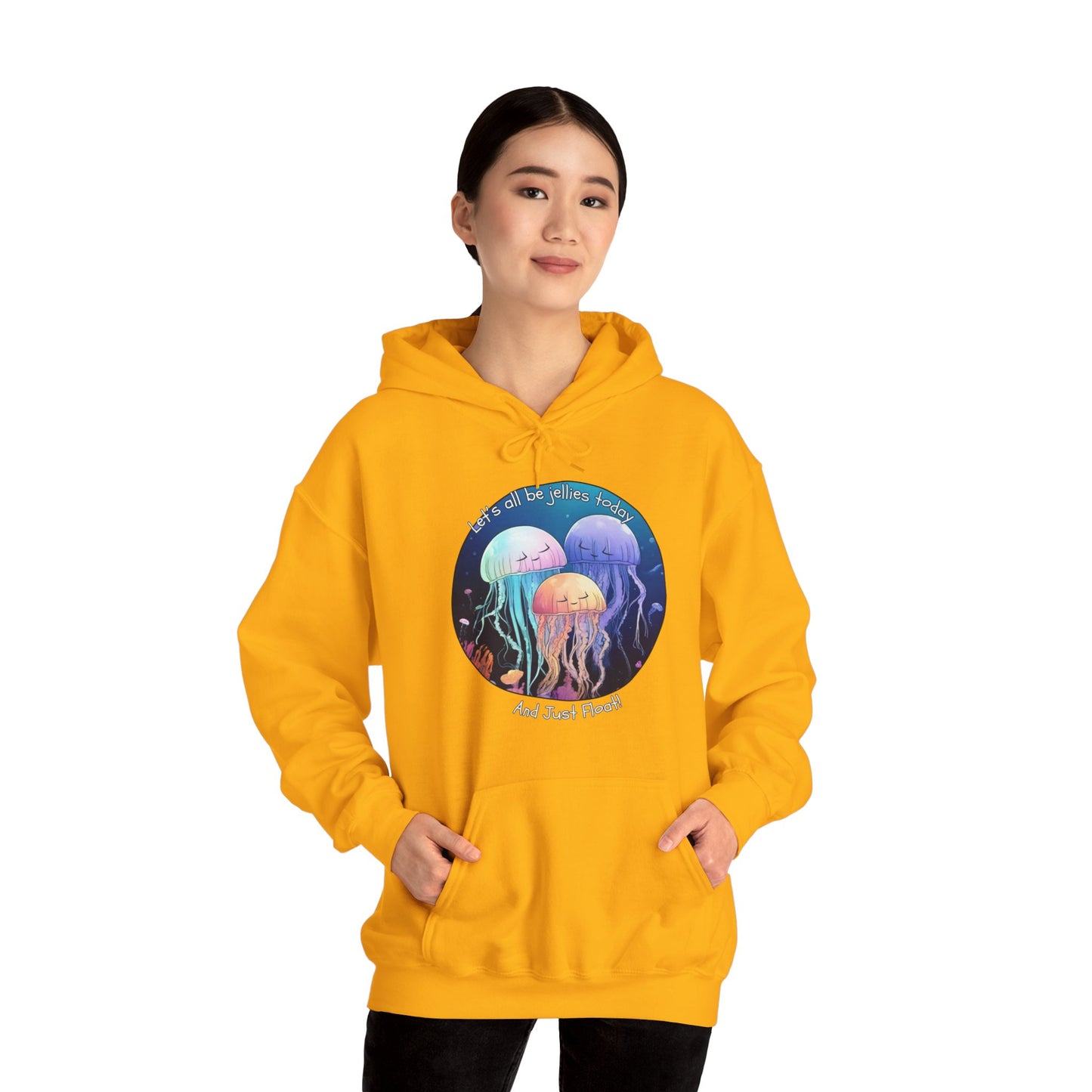 Let's All Be Jellies Today Unisex Heavy Blend™ Hooded Sweatshirt