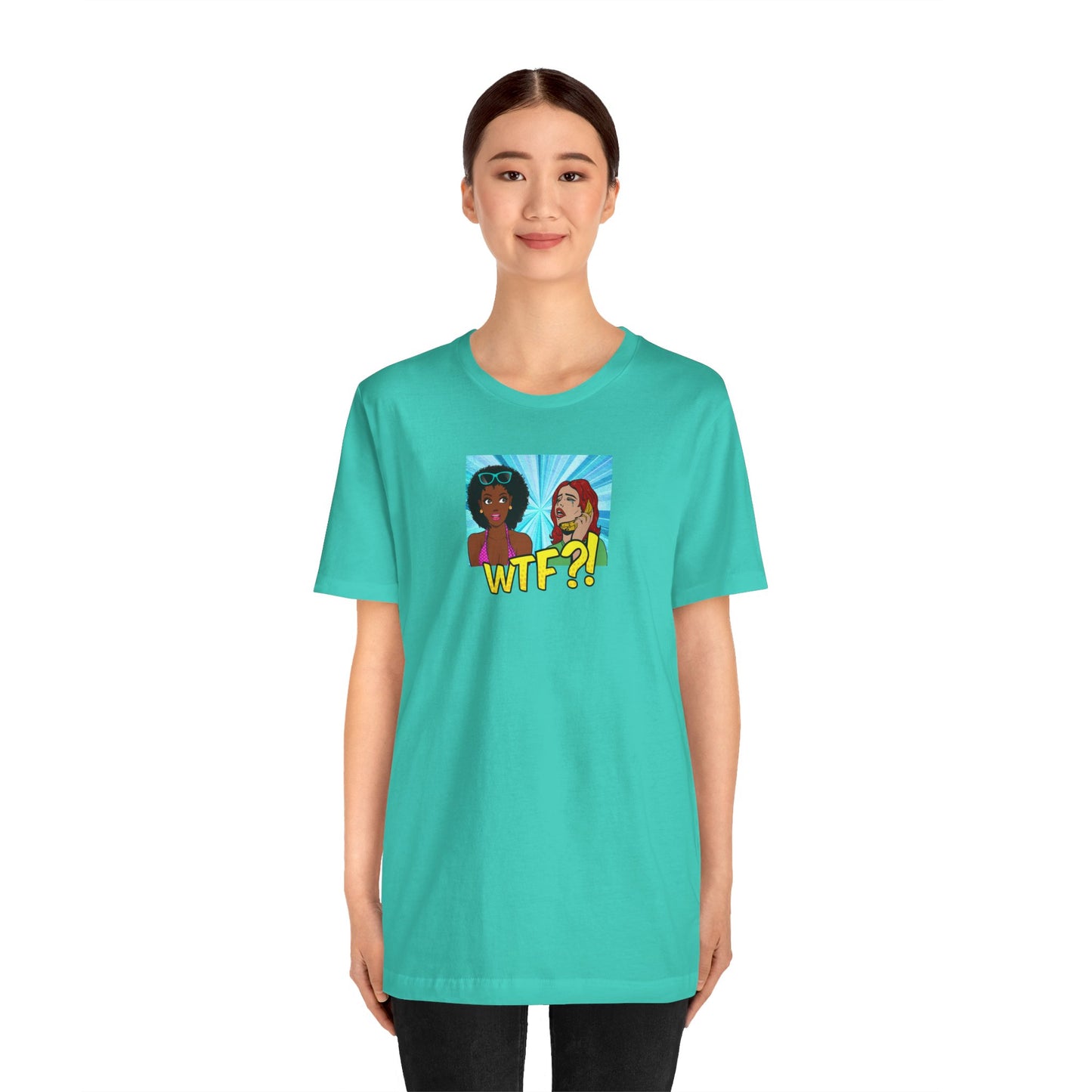 Crazy Lady Banana Tears Unisex Jersey Short Sleeve Tee