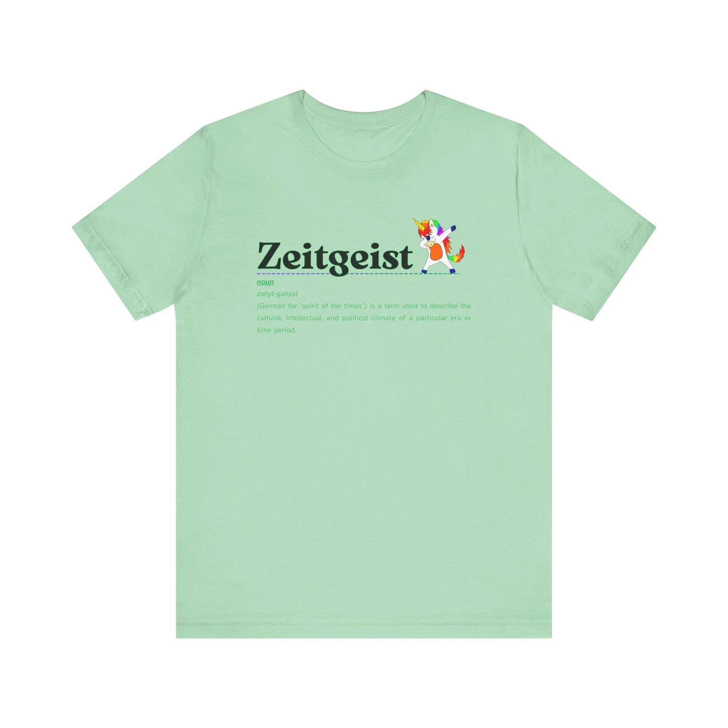 Zeitgeist Unisex Jersey Short Sleeve Tee