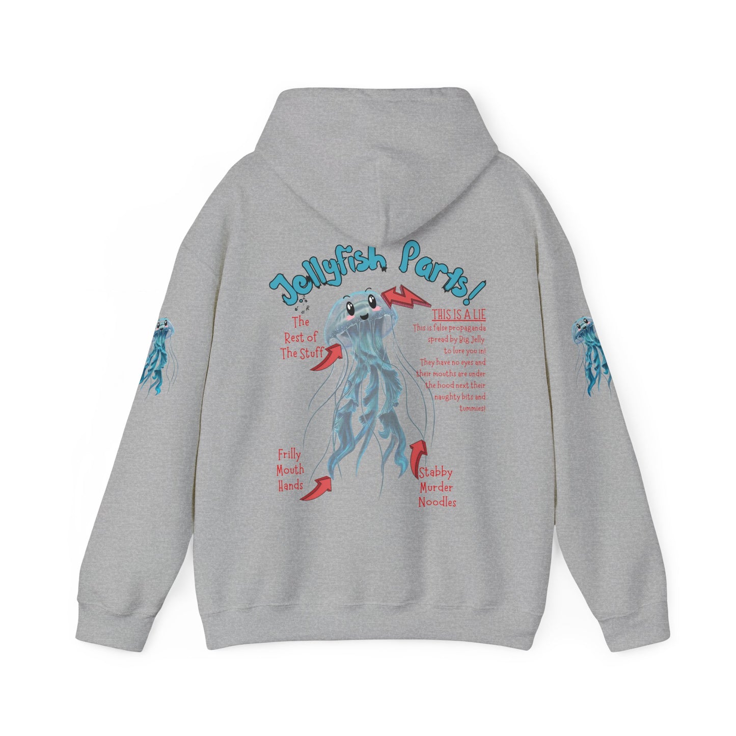 Jellyfish Parts Unisex Heavy Blend™ Hooded Sweatshirt