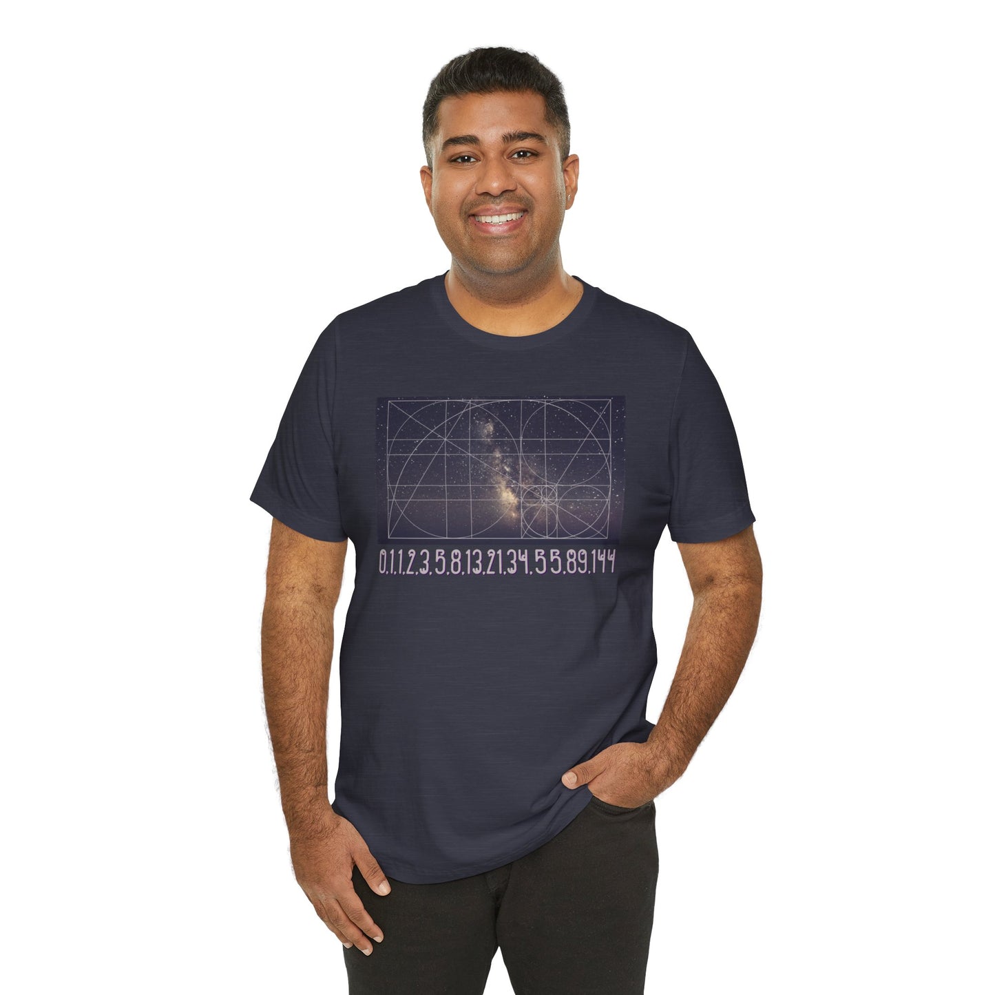 Fibonacci Sequence Unisex Jersey Short Sleeve Tee