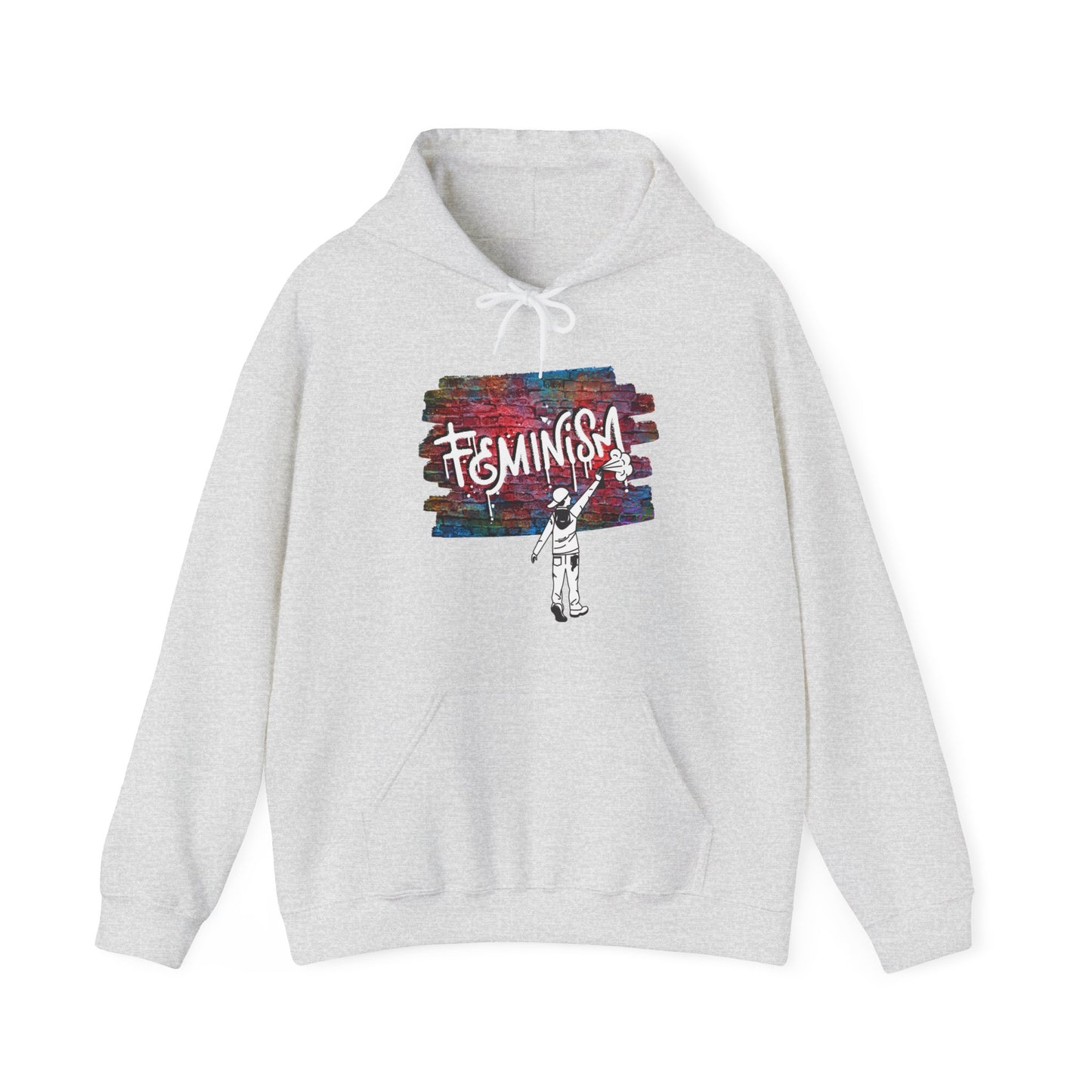 Street Art Feminism Unisex Heavy Blend™ Hooded Sweatshirt