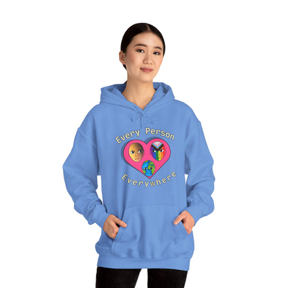 Every Person, Everywhere! Unisex Heavy Blend™ Hooded Sweatshirt