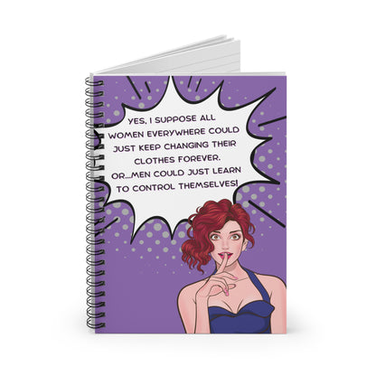 Snarky Ladies #10 Spiral Notebook - Ruled Line