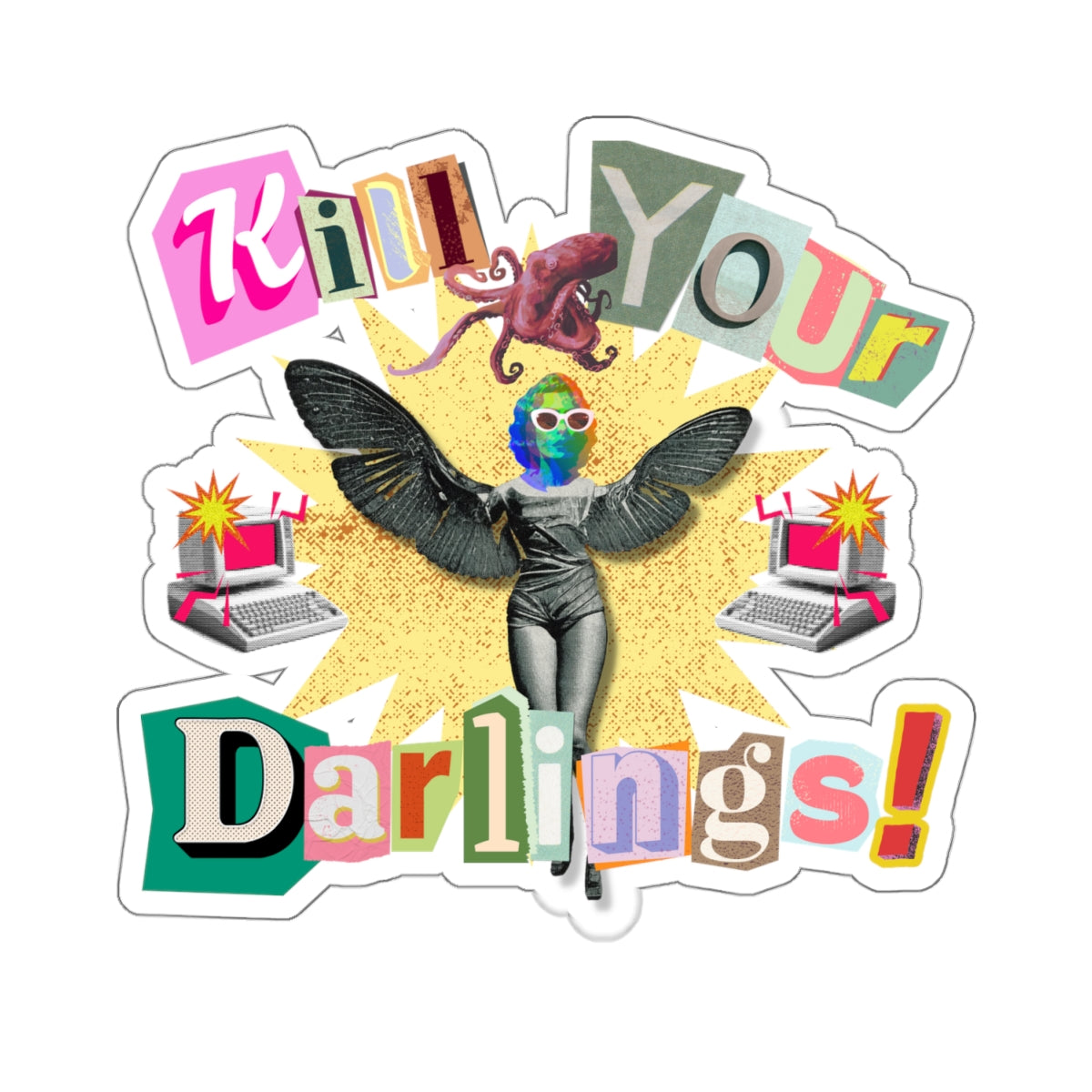 Kill Your Darlings Kiss-Cut Stickers