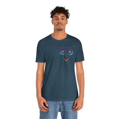 Neon Happy Face Unisex Jersey Short Sleeve Tee